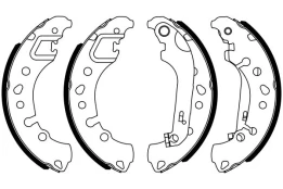 BOSCH 0 986 487 961 Brake shoe set kaina