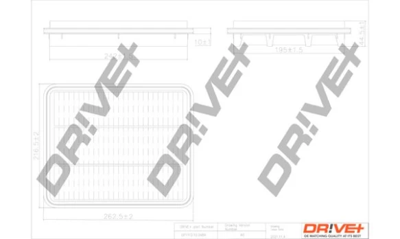 Oro filtras Dr!ve+ DP1110.10.0484