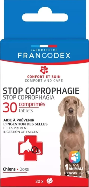 Vitaminai šunims Francodex Stop Coprophagie, 30 vnt.
