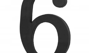 Namo numeris 3 H - 180 mm Juodos spalvos kaina