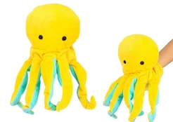 Pliušinis žaislas aštuonkojis, geltonas, 25 cm kaina