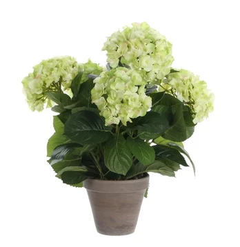 MICA Artificial flower in a pot. hydrangea. baltas col.. 45 cm