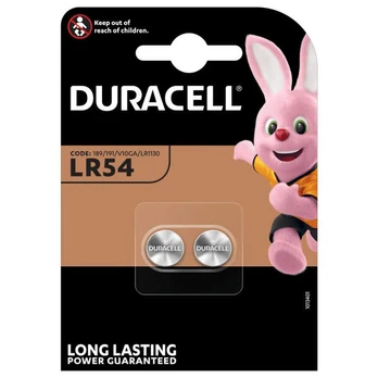 Duracell elementas LR54 / LR1130 / AG10, 2 vnt.