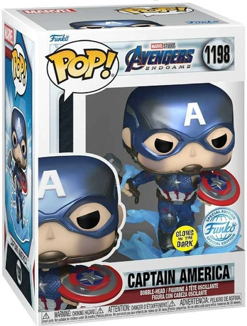 Figūrėlė Funko POP! Marvel Captain America Exlusive Glow