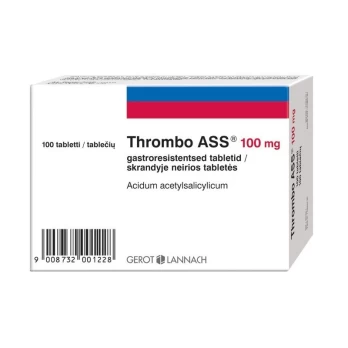 THROMBO ASS 100 mg skrandyje neirios tabletės N100