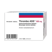 THROMBO ASS 100 mg skrandyje neirios tabletės N100 kaina