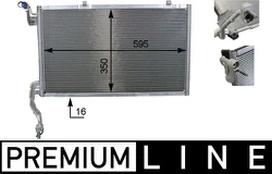 MAHLE AC 10 000P Kondensatorius, oro kondicionierius