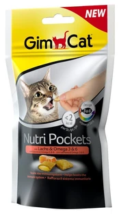Skanėstas katėms Gimborn Nutri Pockets, lašiša, 0.06 kg kaina