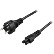 Kabelis DELTACO maitinimo 220V CEE 7/7 - C5, 2.0m / DEL-109N kaina