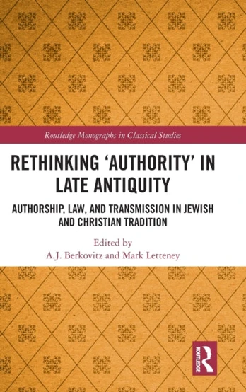Rethinking ‘Authority’ in Late Antiquity