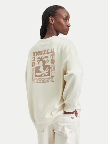 Quiksilver Džemperis EQWFT03188 Šviesiai smėlinė Oversize