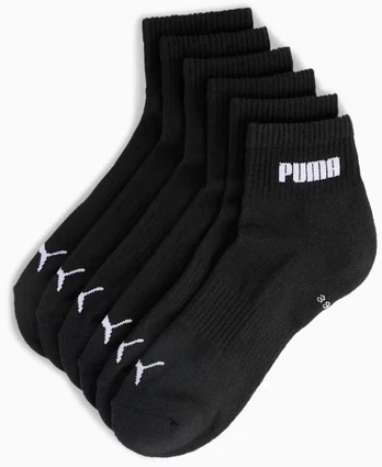 Puma Cushioned Quarter kojinės, 3 vnt. pakuotė 938393-02