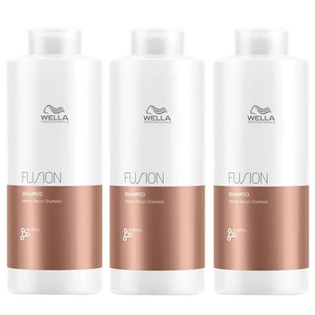 Wella Fusion Intense Repair Shampoo 3X1000Ml