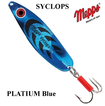 Blizgė Mepps Syclops PLATIUM Blue 8 g
