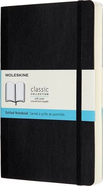 Moleskine Notes Classic 13x21 kropki juoda