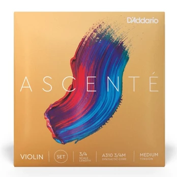 Stygos smuikui D'addario Ascente Violin 3/4 Medium A310 3/4M