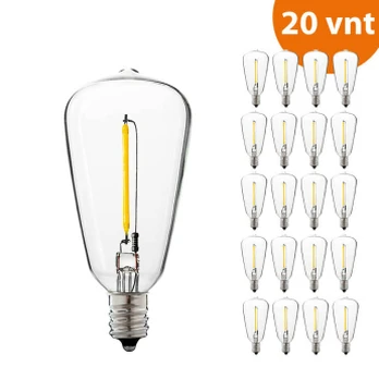 Led lemputė 1 W E14 (ST38) RETRO modeliui (20 vnt)