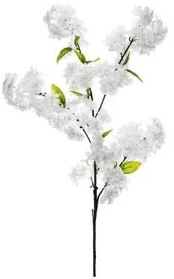 Party Deco Blooming Baltas Cherry 97cm
