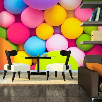 Artgeist Fototapetas - Colourful Balls