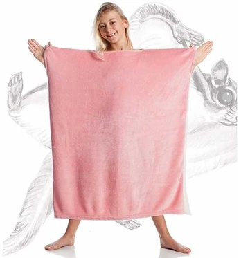 MCU KANGURU Momonga Børne Rose Plaid/Tæppe