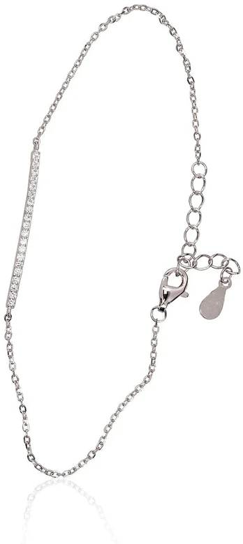 Diamond Sky Jewelry Sidabrinė apyrankė su cirkoniais „Starlight Path“