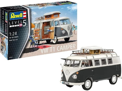 Revell – VW T1 Camper, 1/24, 07674