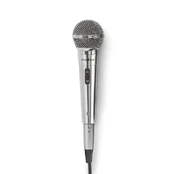 Nedis MPWD45GY Microphone / 5m / Silver kaina