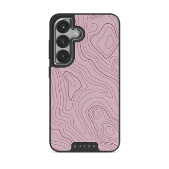 Maze - Samsung Galaxy S25 Case, Elite Dark (Magnetic) / Silver