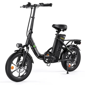 Elektrinis dviratis Isinwheel U4 16'', juodas
