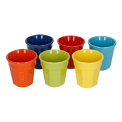 Bialetti Bicchierini - Set of 6 Espresso Cups - Multicolor kaina