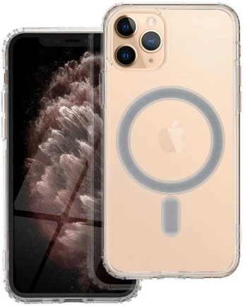 Dėklas Oem Clear Mag Cover case compatible with MagSafe for IPHONE 11 PRO