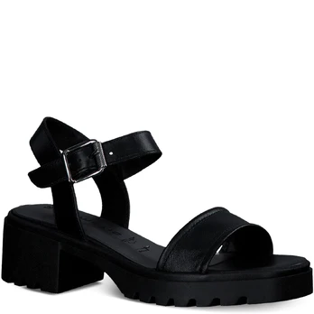 Basutės moterims, Juoda, Sandals