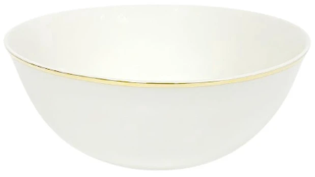 Dubuo Quality Ceramic Prima Gold, aukso/balta, 21 cm