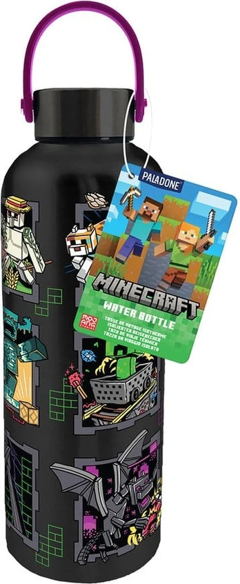 Paladone Minecraft - Mascots Metal Water Bottle