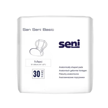 SENI anatominiai įklotai SAN BASIC MAXI, 30 vnt.