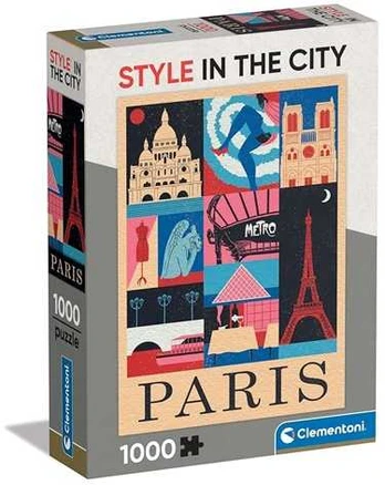 Clementoni CLE puzzle 1000 Compact Paris 39843