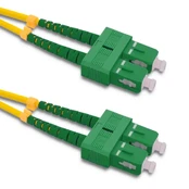 Qoltec Patchcord światłowodowy SC/APC - SC/APC | Singlemode | 9/125 | G652D | Duplex | 120m kaina