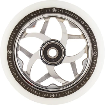 Striker Essence V3 White Pro Scooter Wheel (Chrome)