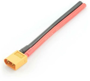 XT60 kištukas su 10 cm kabeliu