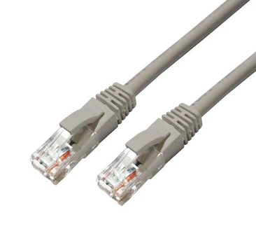 MicroConnect CAT6A UTP 0,25m Pilkas LSZH