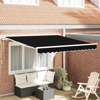 Automatinė Įtraukiama Markizė Juoda 300x250 cm