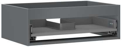 Praustuvo spintelės korpusas Mexen Box-A, 70 cm, 1 stalčius, Graphite matt