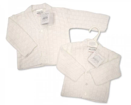 NURSERY TIME 0-6 mėn. megztinis, baltas
