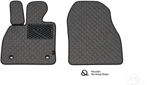 Kilimėliai QuiltyMats BMW Z4 2009-2016 (E89) (2 vnt.), D.Gray-Gray /33-12