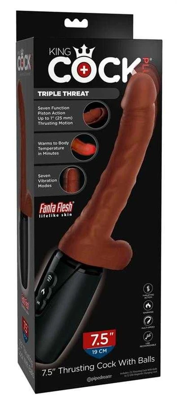 Orion King Cock Plus KCP 7.5 Thrusting w balls Brow