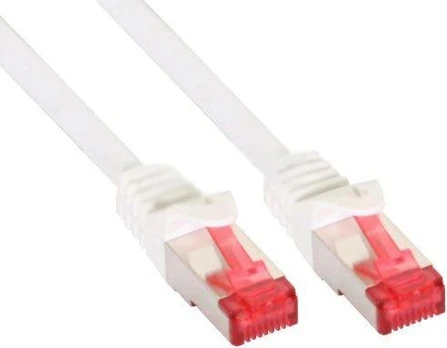 InLine Patchcord, Cat.6, S/FTP, 5m, balta (76405W)