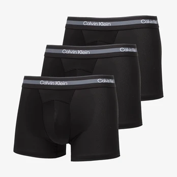 Bokserki Calvin Klein Trunk 3-Pack Black - Dydis XL (LV00NB4536 UB1 Šortai)
