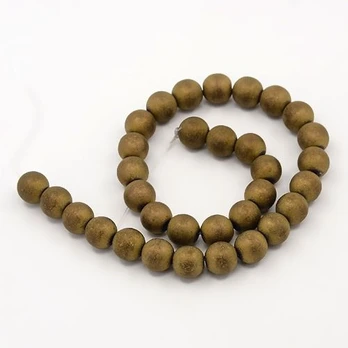 Sintetinio Hematito karoliukų gija 8 mm