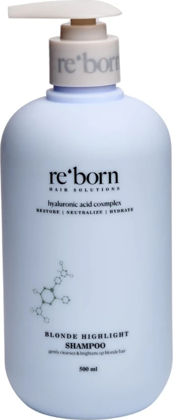 Reborn - Blonde Highlight Shampoo - 500 ml