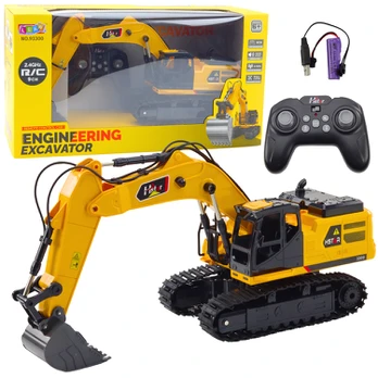 Rc ekskavatorius Lean Toys Engineering 22693, geltona sp.